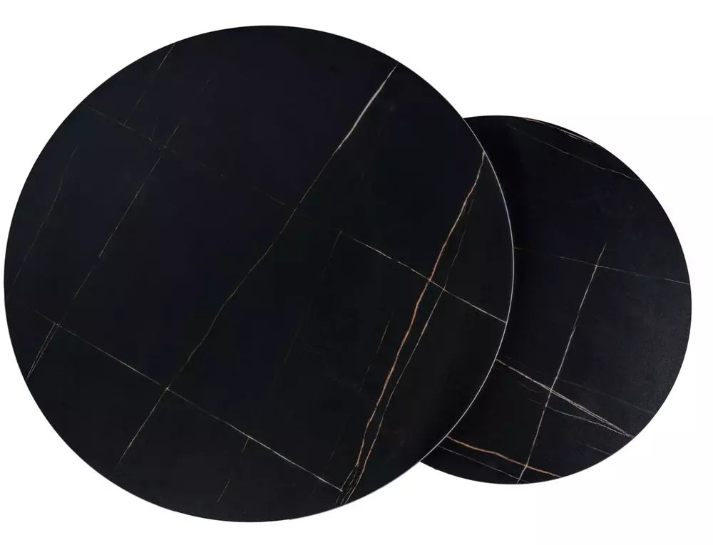 Set 2 masute de cafea NAVALY D Ø80/60 CM