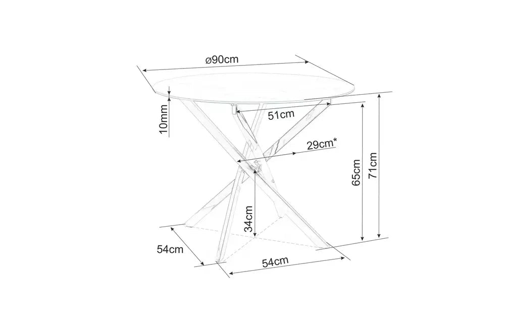 Masa ARILANE Ø90 CM