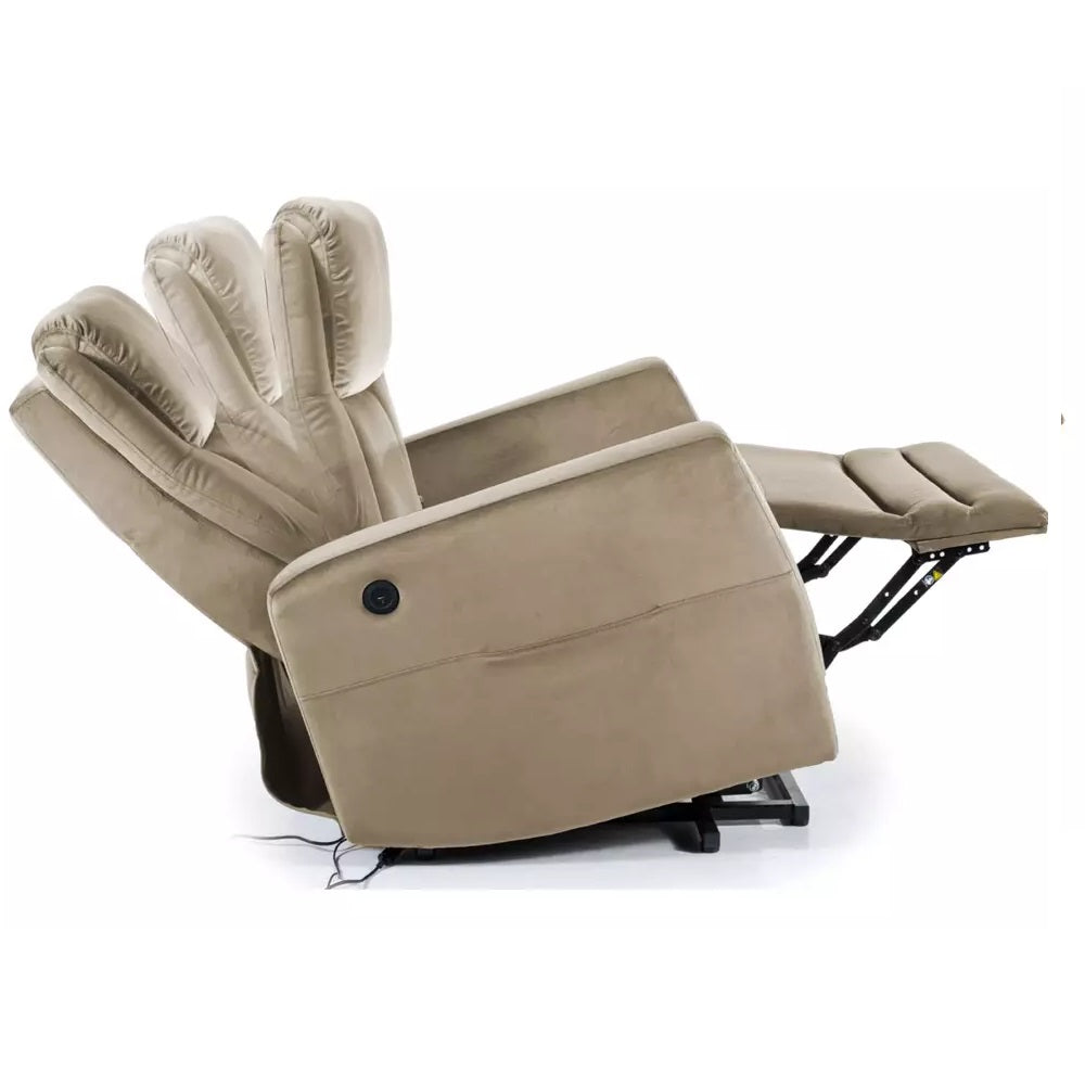 Fotoliu rabatabil CIRIO VELVET