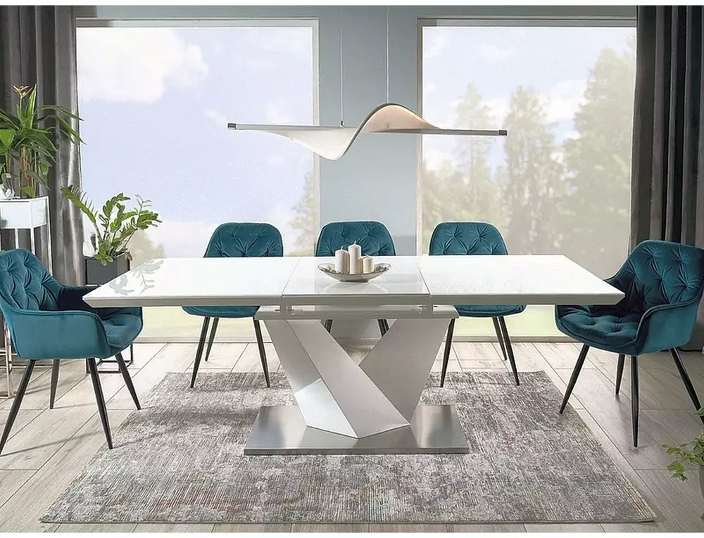 Masă extensibila LARS WHITE 160(220) x 90 CM