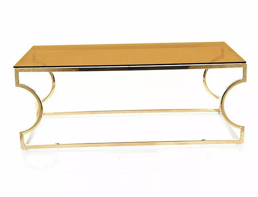 Masuta de cafea GEARA GOLD 120X60cm