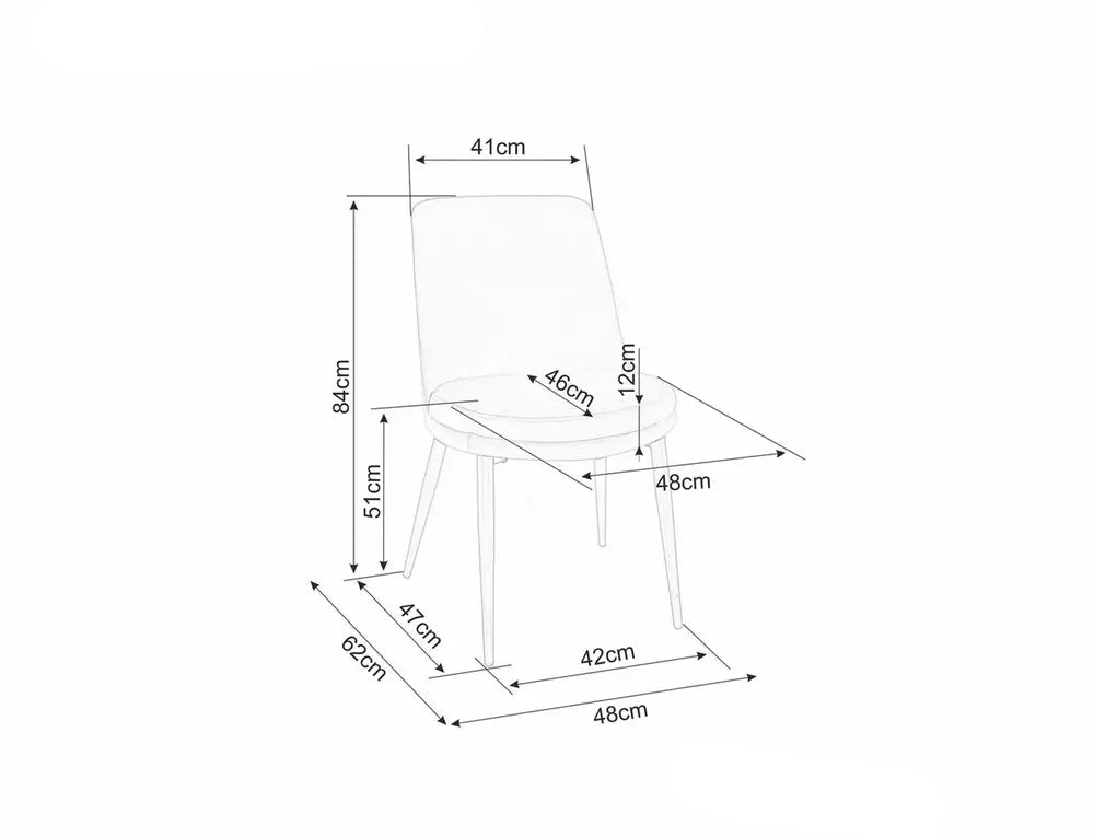 Scaun CLARINA VELVET
