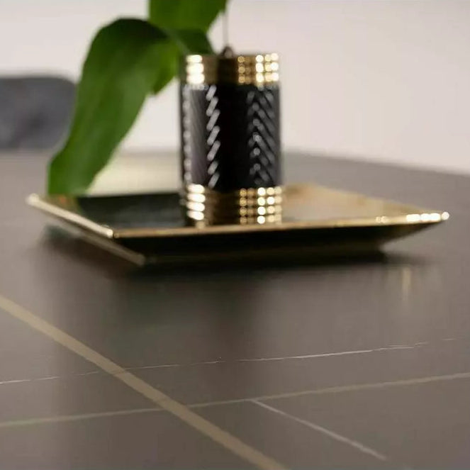 Masa extensibila DORNEY CERAMIC AZARIO BLACK 160(240) x 95 CM