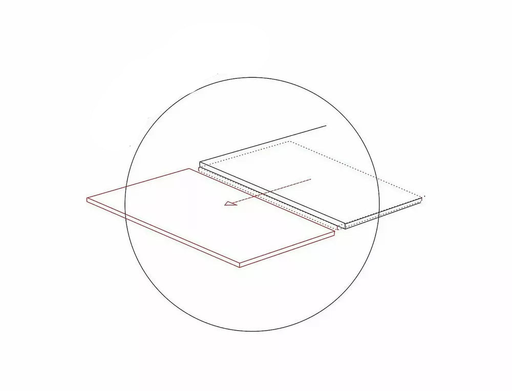 Masa extensibila DORNEY CERAMIC AMBER BIANCO 160(240) x 95 CM