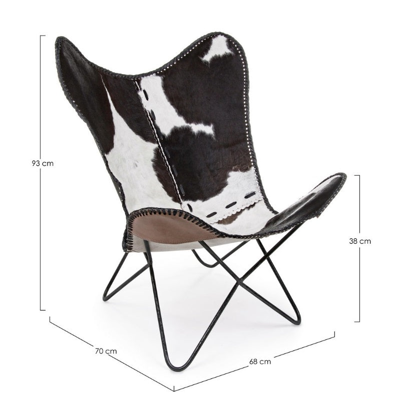 Fotoliu BUFFALOS BLACK
