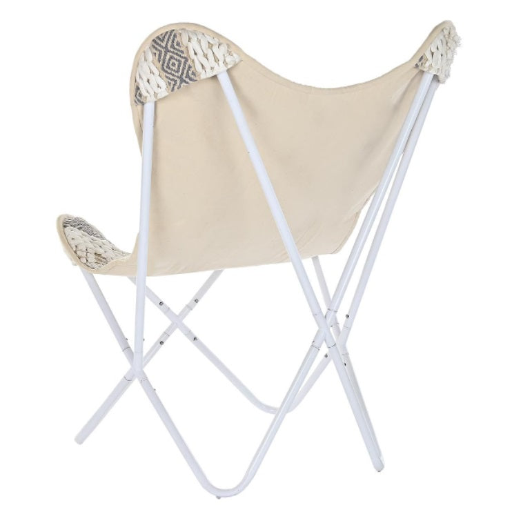 Fotoliu BUTTERFLY WHITE