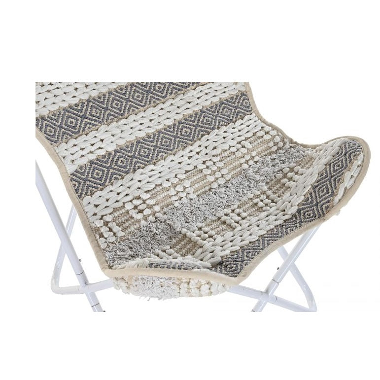 Fotoliu BUTTERFLY WHITE