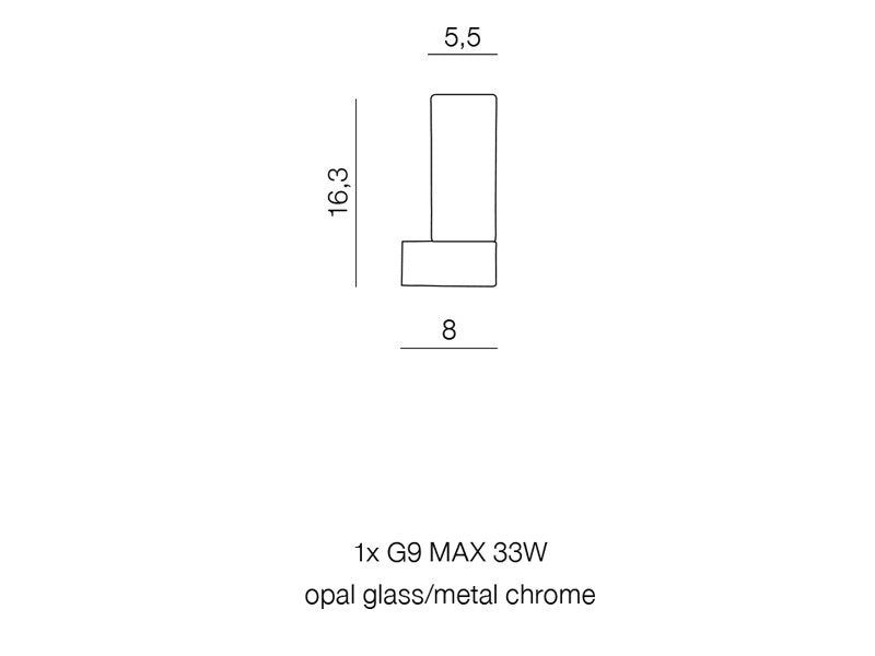 Aplica de perete GAIA 1