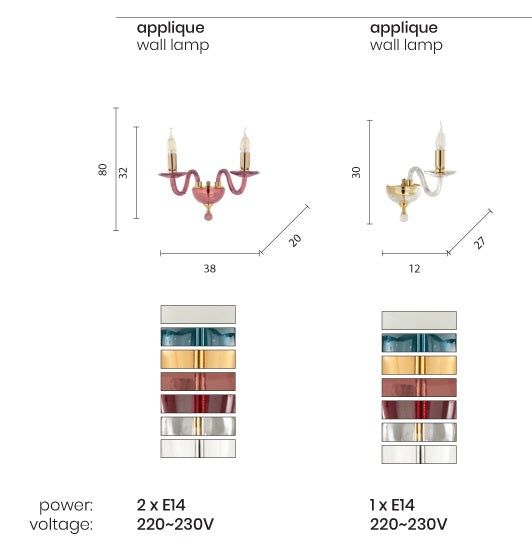 Aplica de perete GANY L1