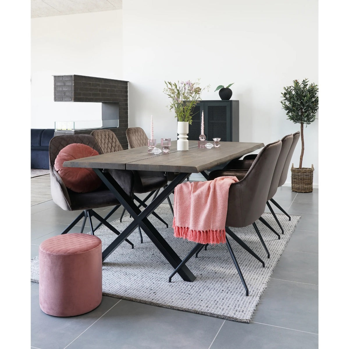 Scaun GARDON SWIVEL VELVET