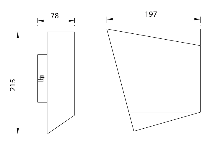 Aplica de perete FABIOLA
