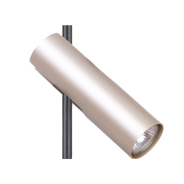 Lampă suspendată LEDA 2L BLACK/GOLD-PROMO STOC