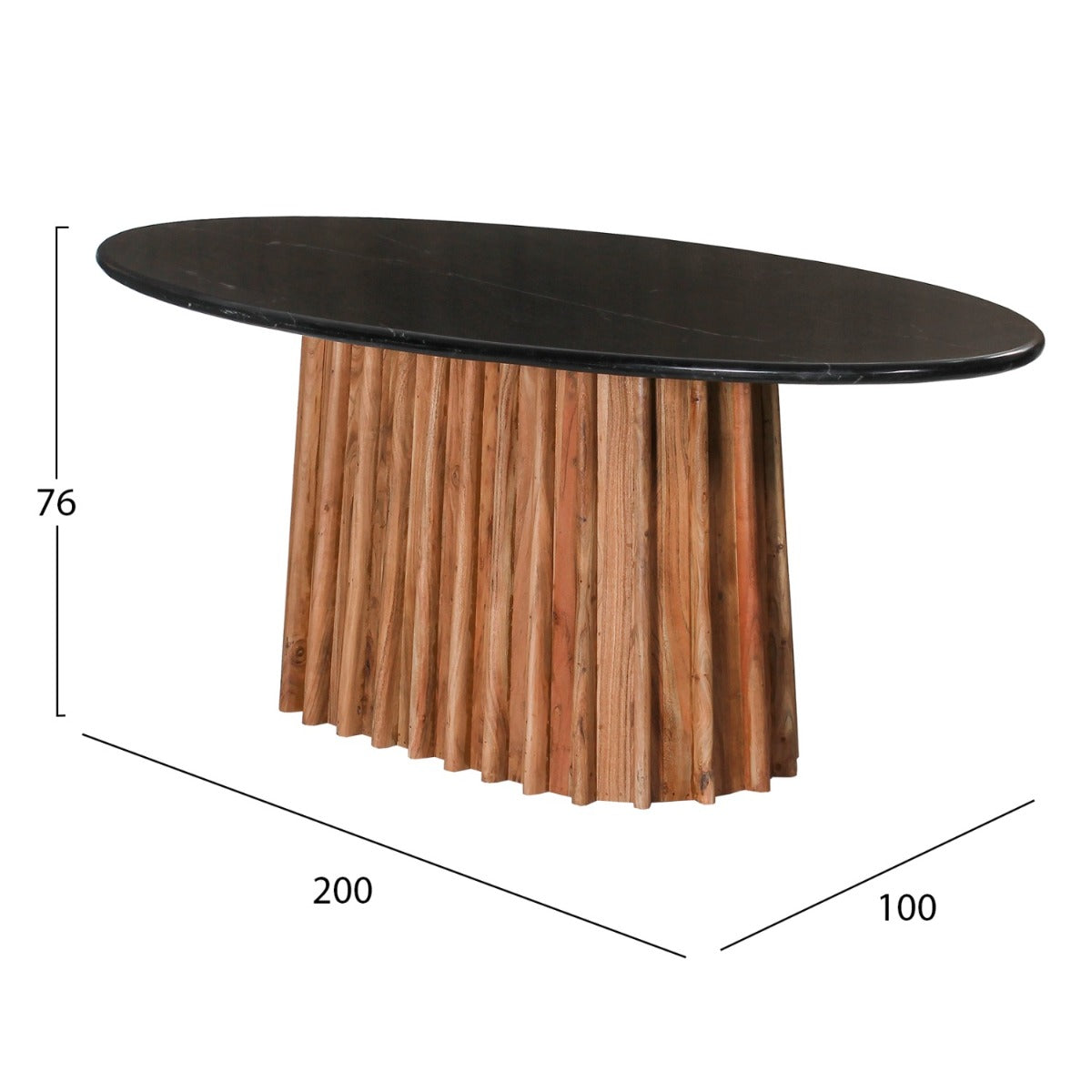 Masa GERALD 200 x 100 CM