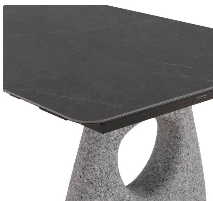 Masa extensibila GOFFEN DARK GREY 240(300) x 100 CM