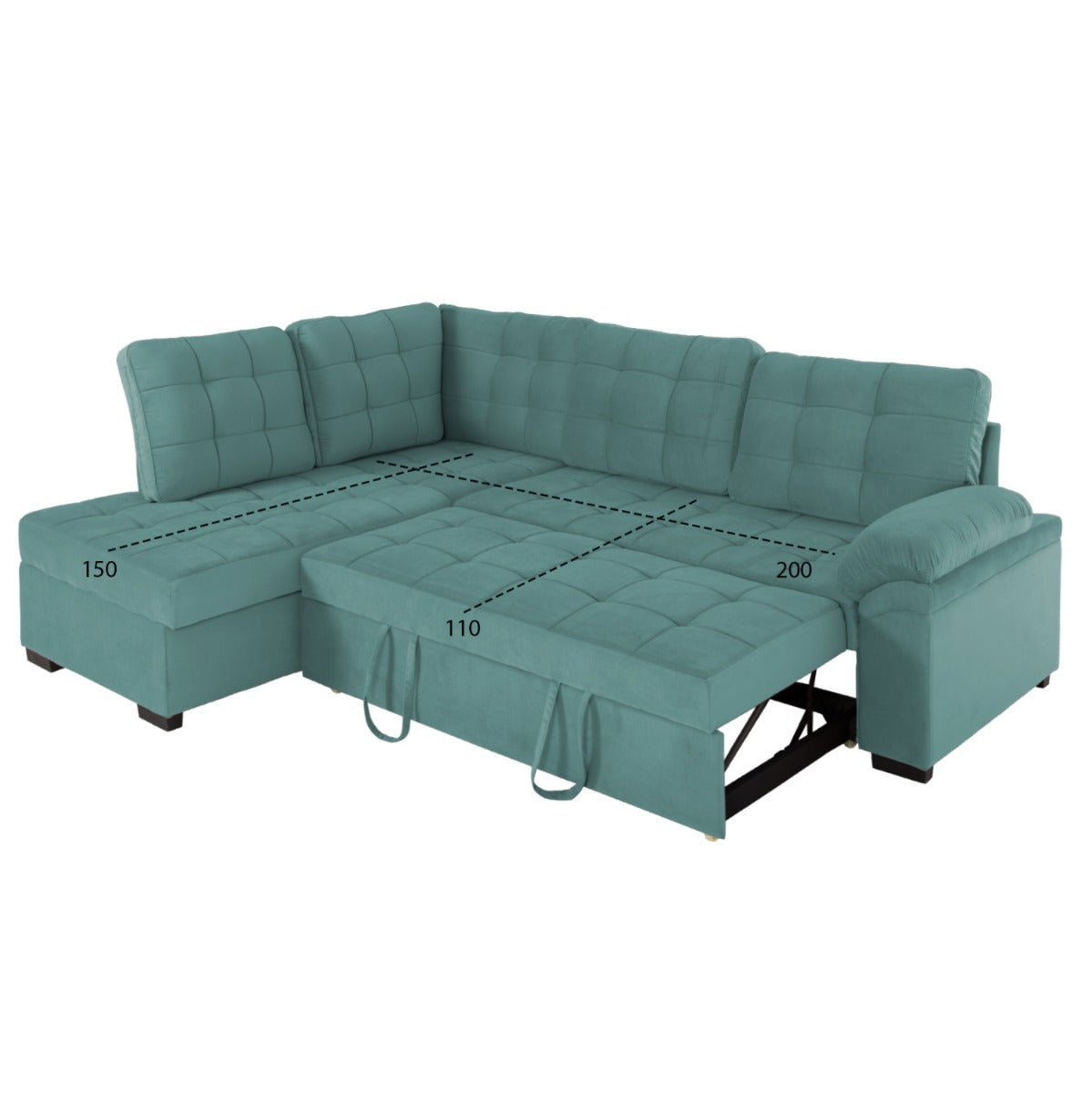 Coltar extensibil stanga GRIVALD 250 CM