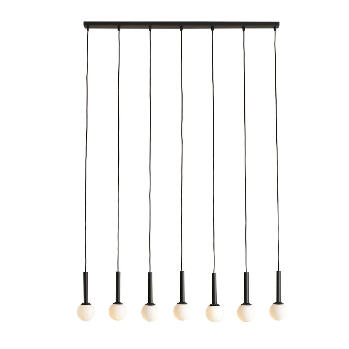 Lampa suspendata GUIRA LINIAR ALL BLACK