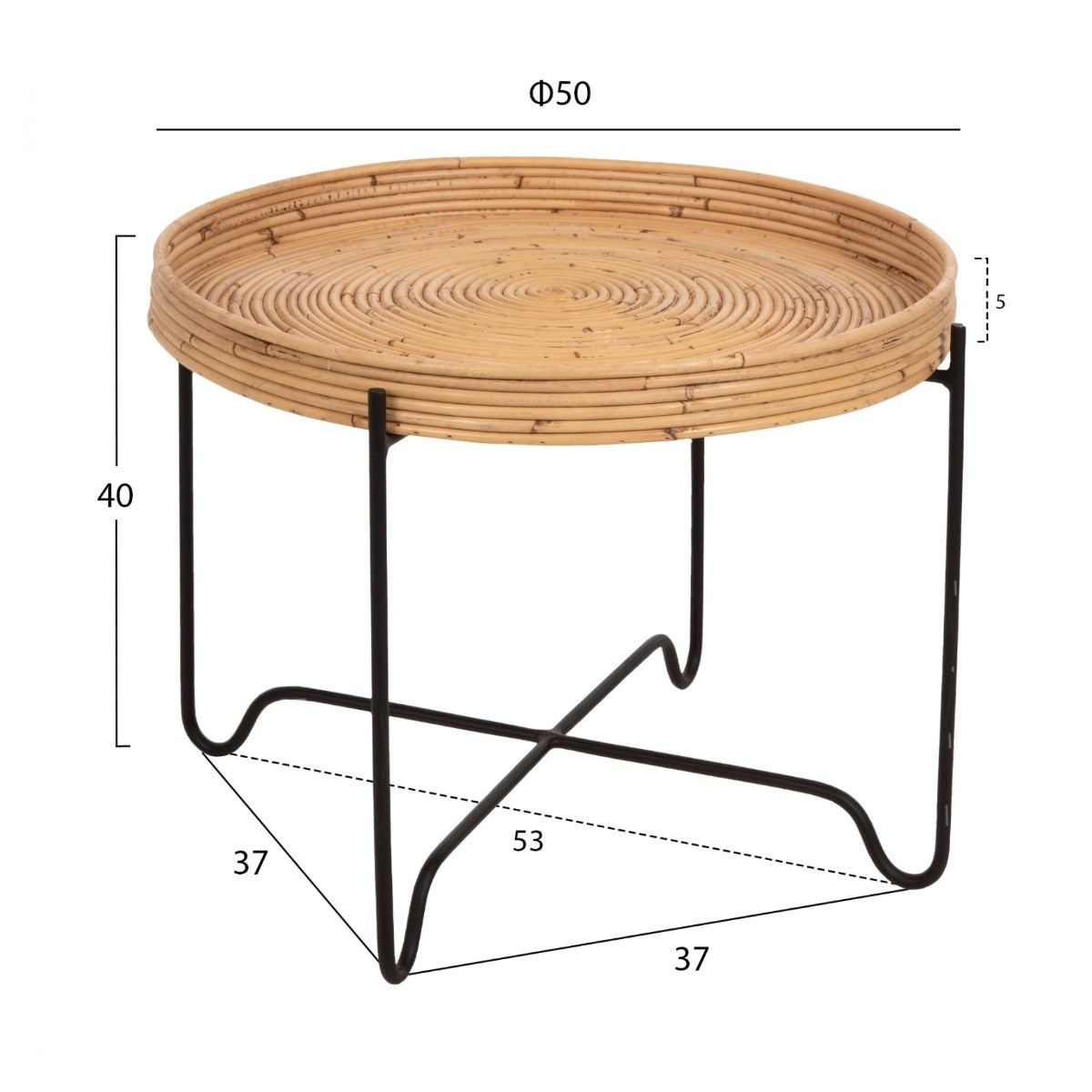 Masuta de cafea GULIVER Ø50 x 40 CM