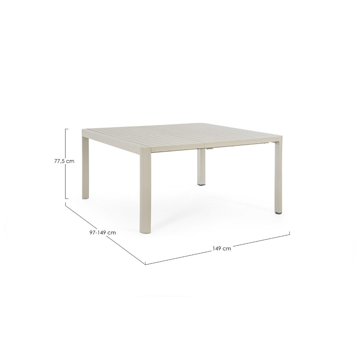 Masa extensibila KIPLIN 149 x 97(149) CM