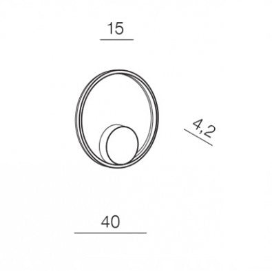 Aplica de perete HALY 40