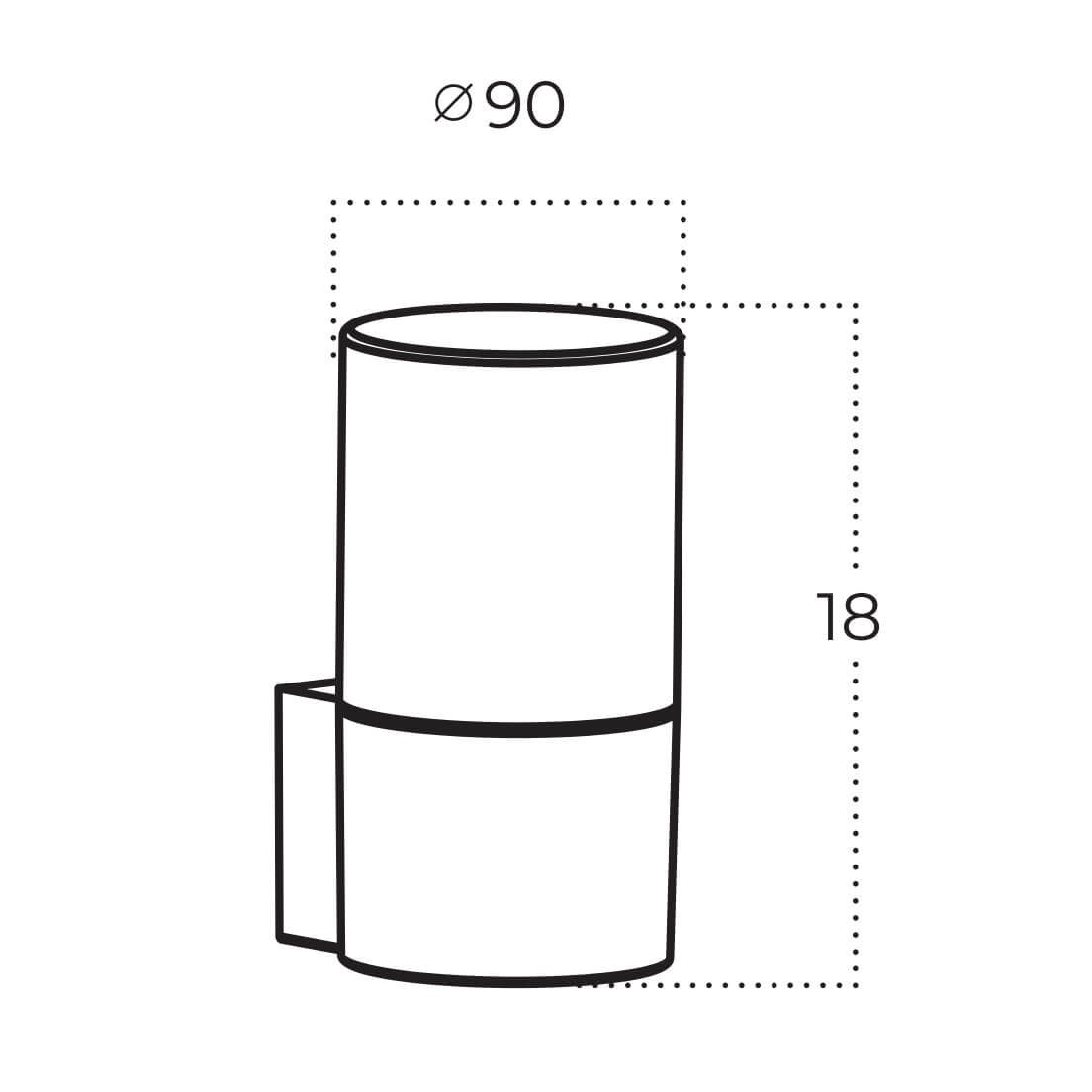 Aplica de perete HALVER