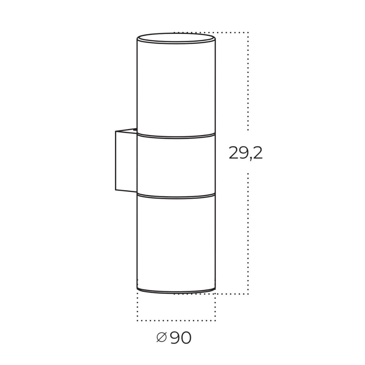 Aplica de perete HALVER DUO