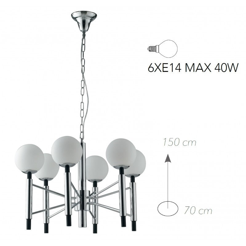 Lampă suspendată HAMMOND 6