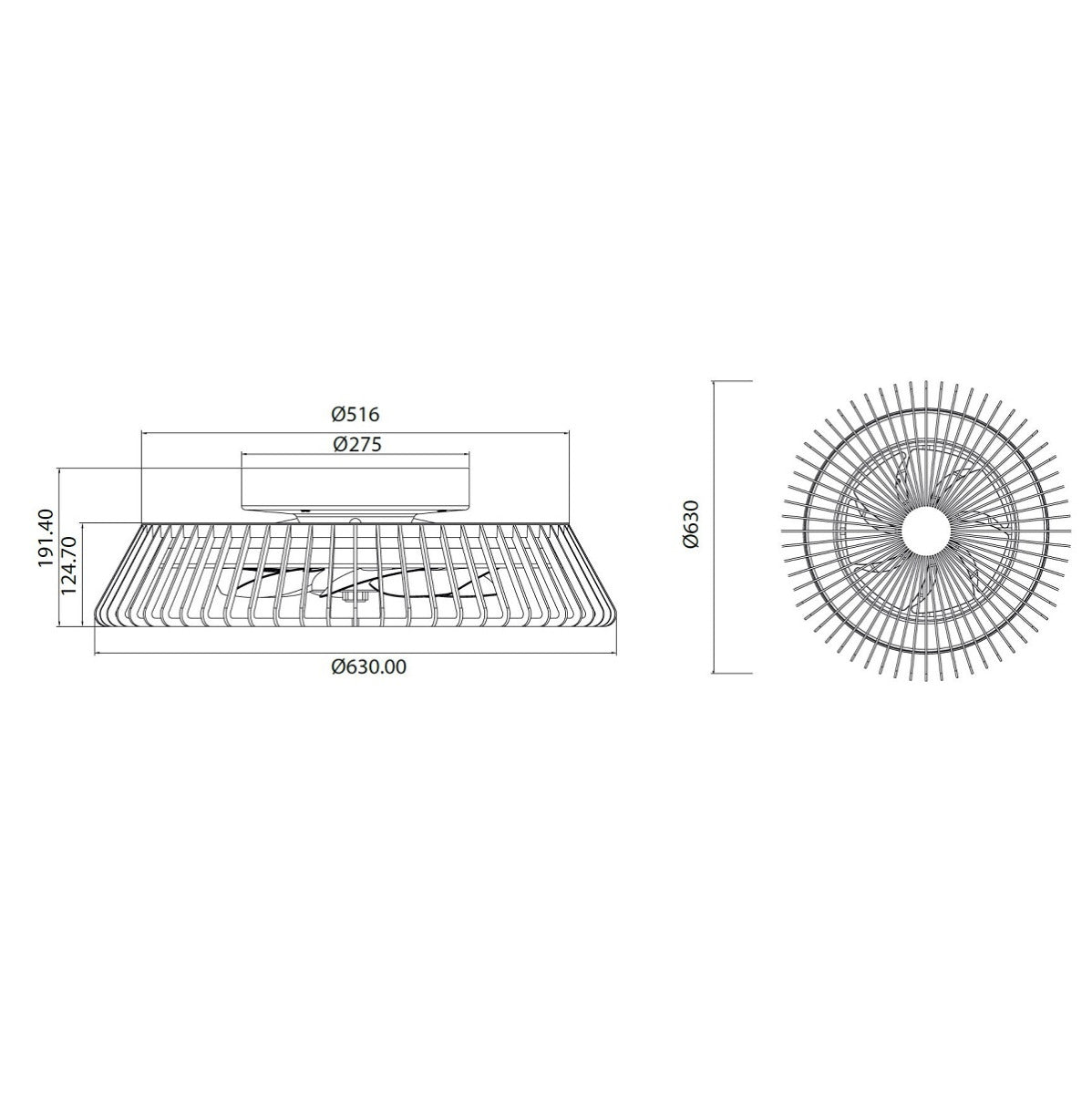 Plafoniera ventilator HIMA