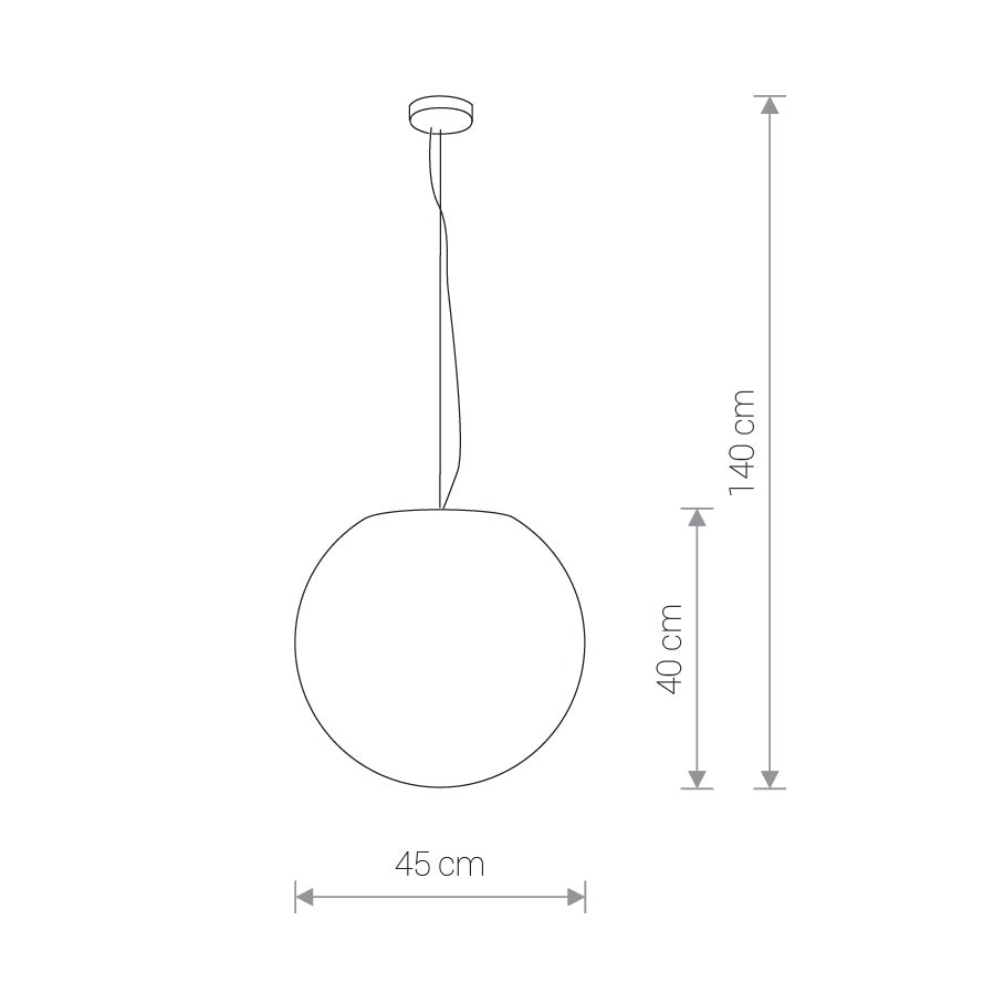 Lampa suspendata MOLDE