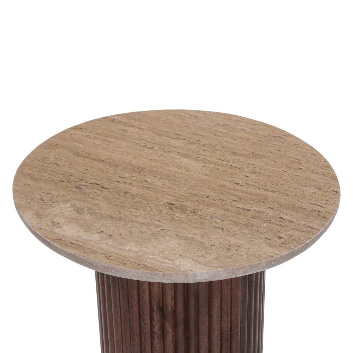 Masuta de cafea HOPKINS TRAVERTIN Ø55 x 50 CM