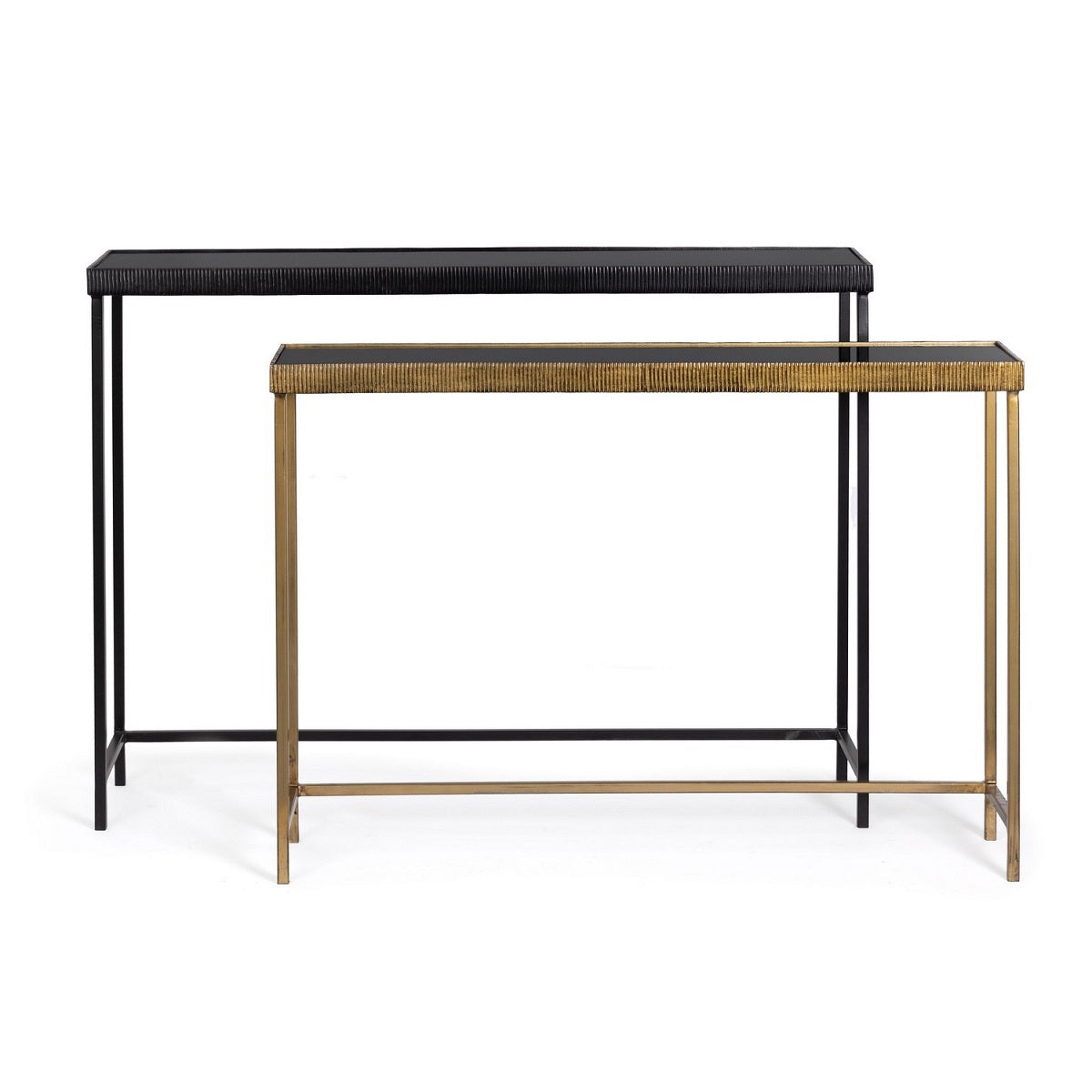 Set 2 console YAMIR 97x22x69/107x26x79 CM