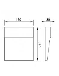 Aplica de perete DALO GREY