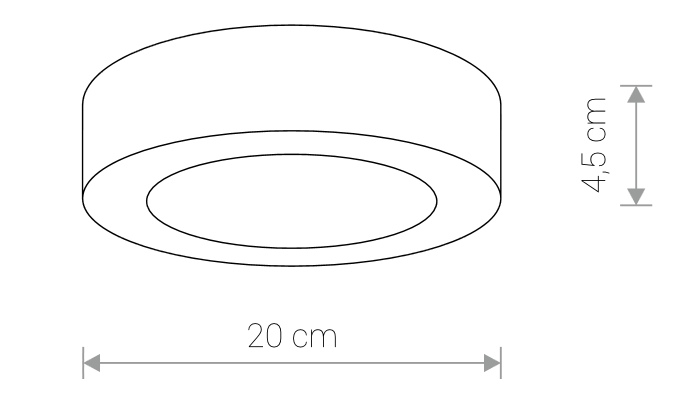 Plafoniera DAVINA ROUND