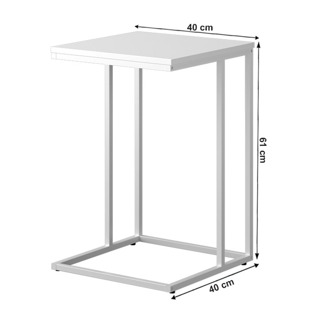 Masuta de cafea JAKIM WHITE 40 x 61 CM
