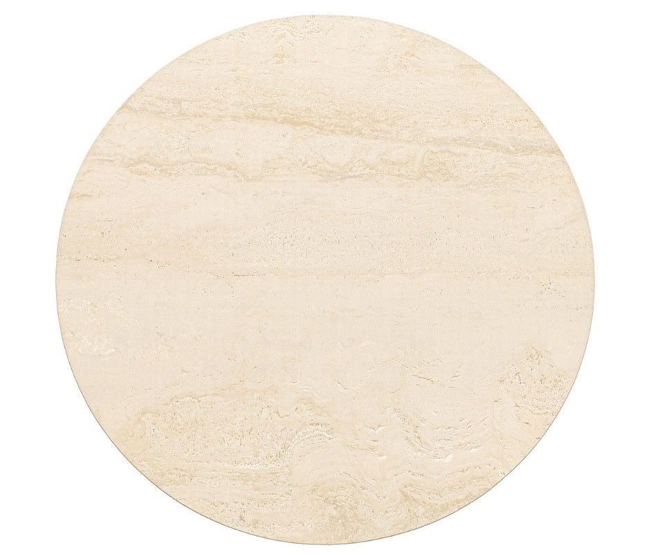 Masuta de cafea JOEL IVORY Ø80/126 x 45 CM