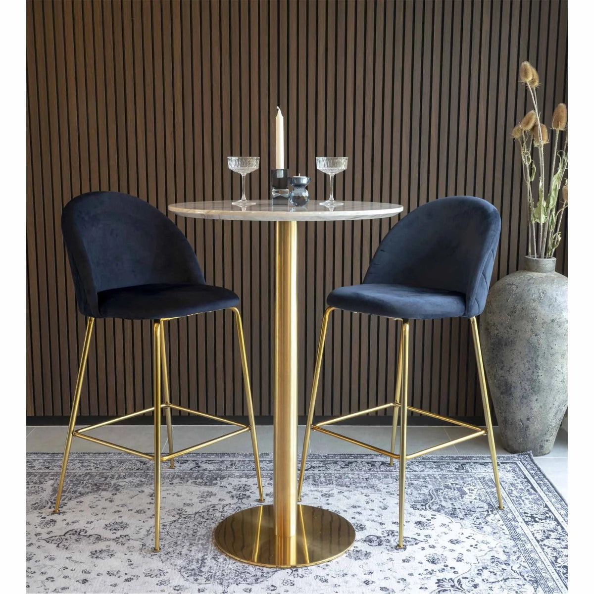 Masa de bar JOHANA BRASS Ø70 CM