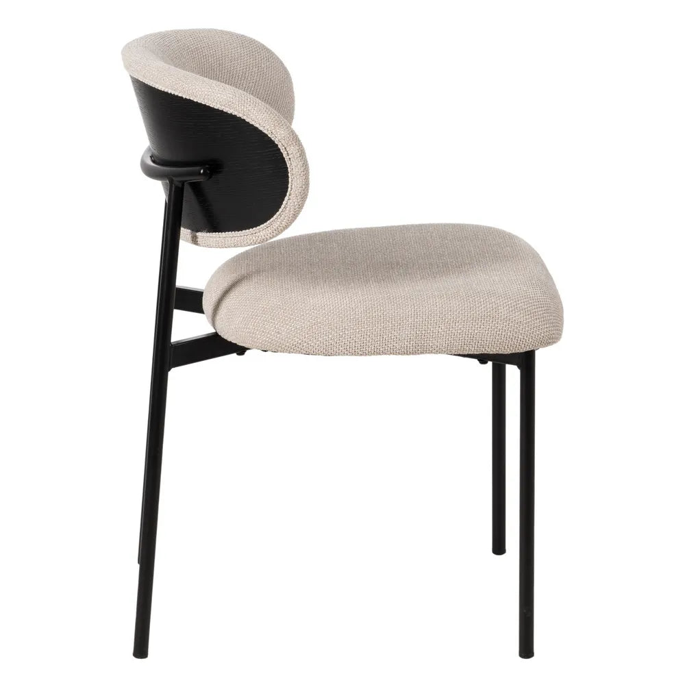 Scaun JOSAN BLACK/WHITE