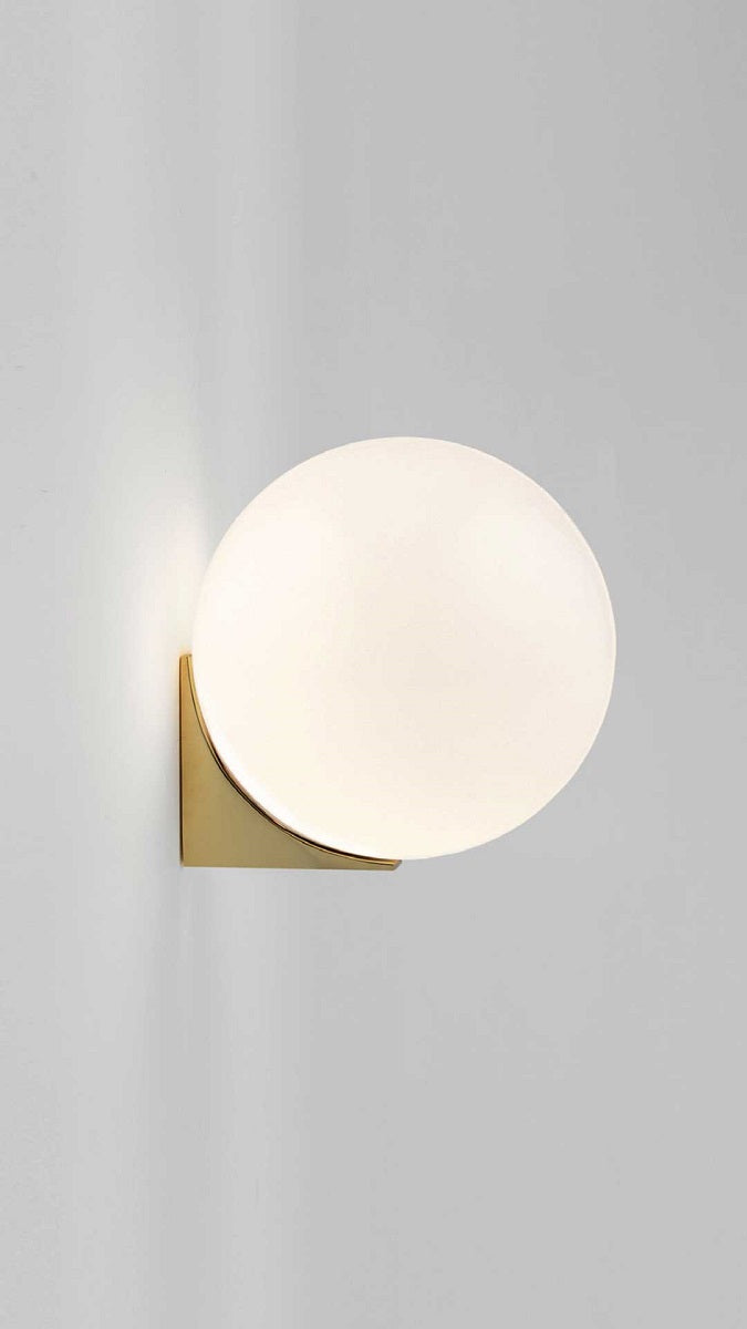 Aplica de perete HERA alama & alb opal