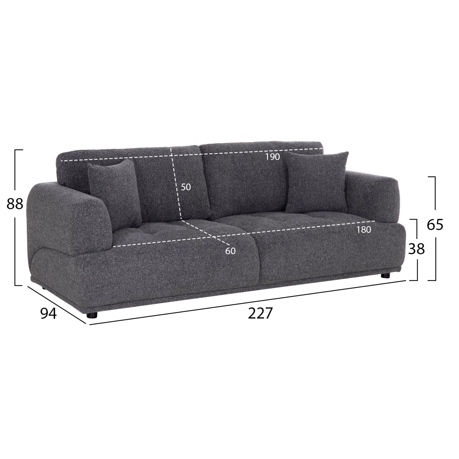 Canapea 3 locuri CONALCRI 227CM