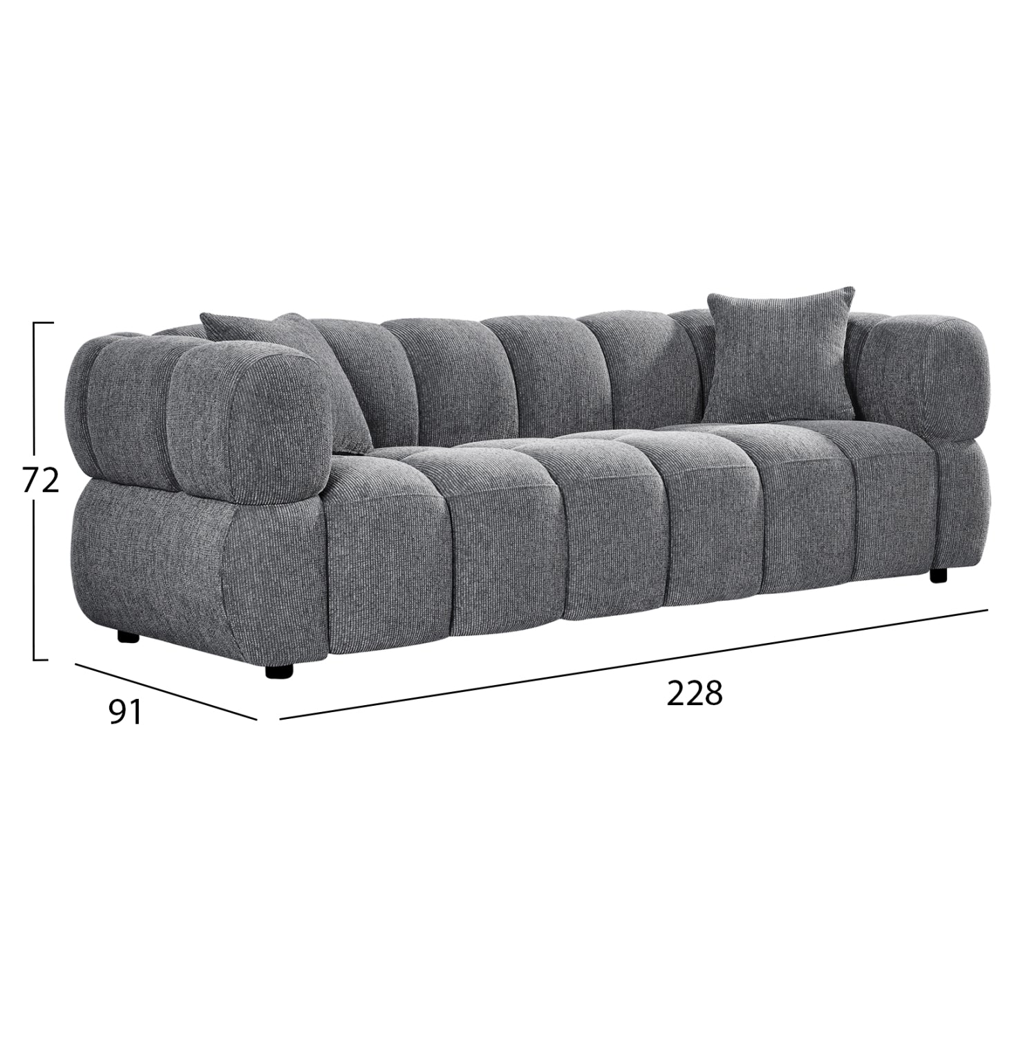 Canapea 3 locuri AMIRIA 220CM
