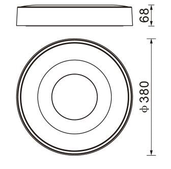 Plafoniera dimabila KARELY WOOD
