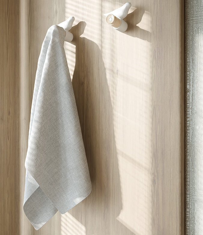 Cuier de perete BIRD WHITE