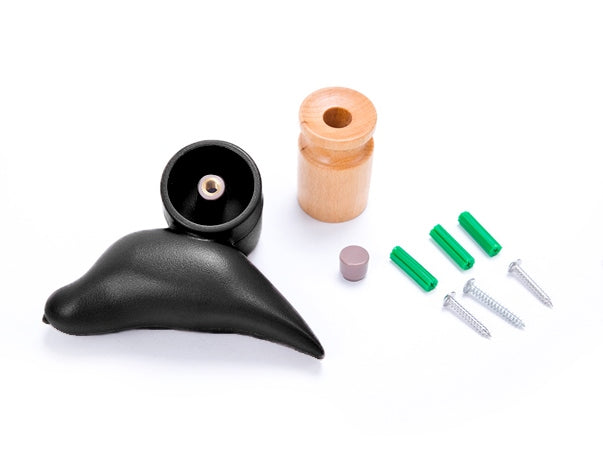 Cuier de perete BIRD BLACK