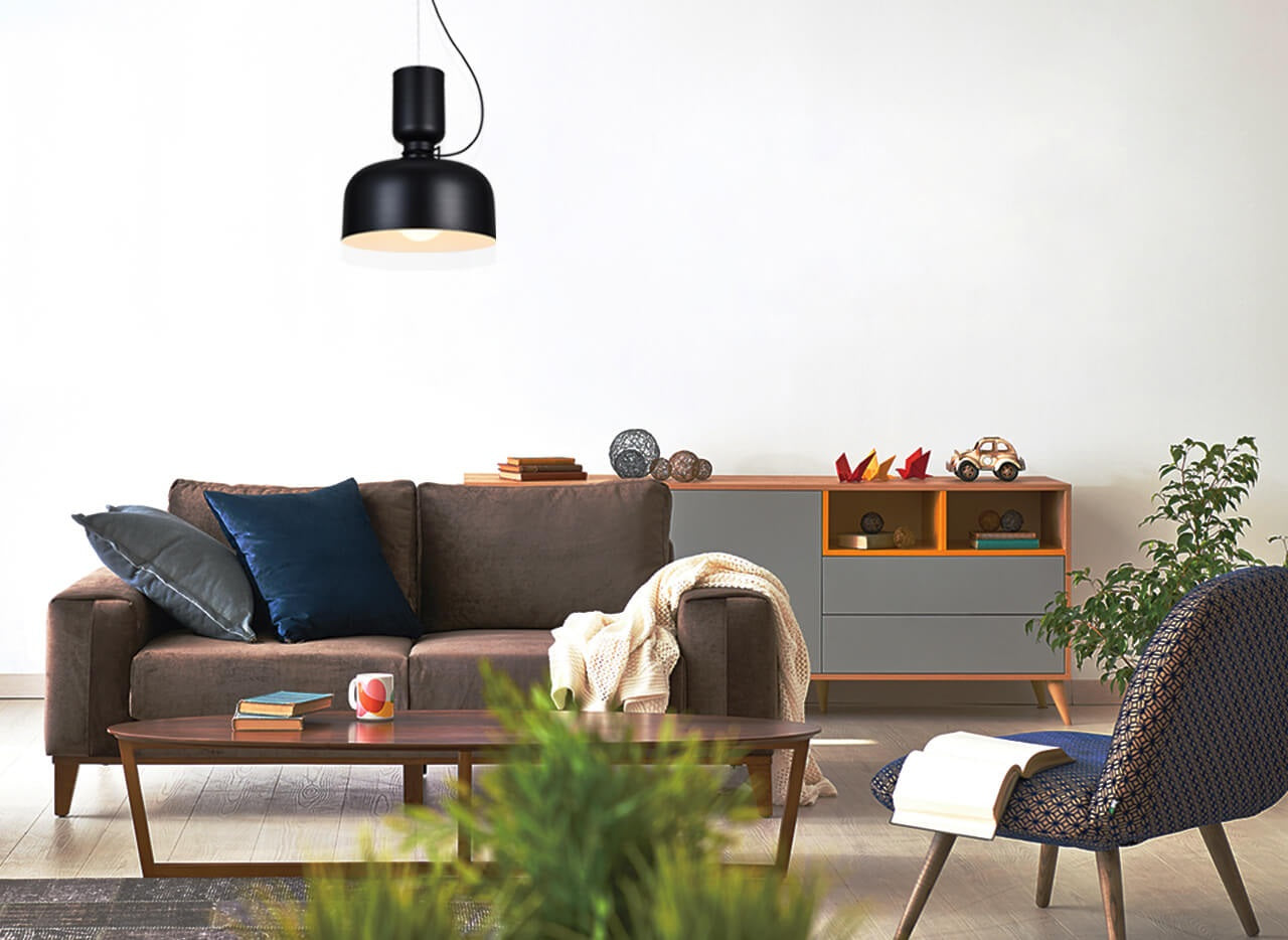 Lampa suspendata ABEL SP2 negru