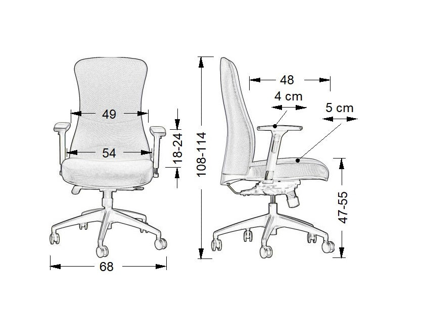 Scaun de birou KENSAS