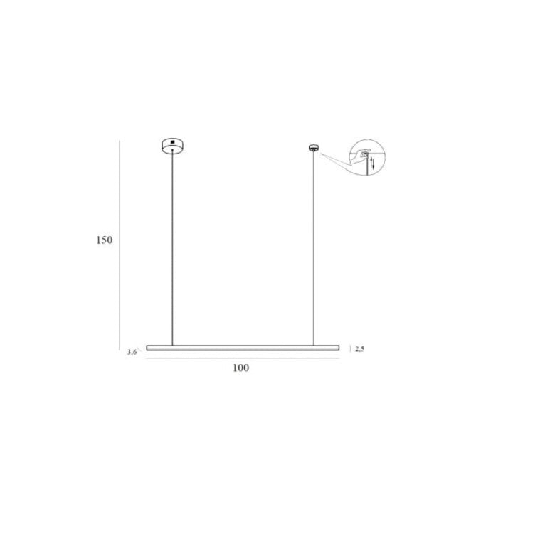 Lampă supendată ACAS GOLD
