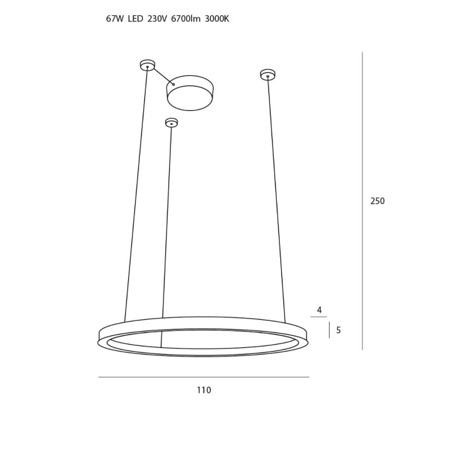 Lampă suspendată LUX