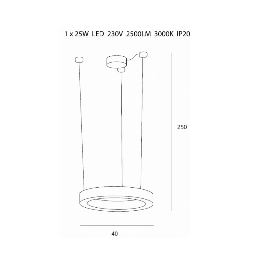 Lampă suspendată LUX