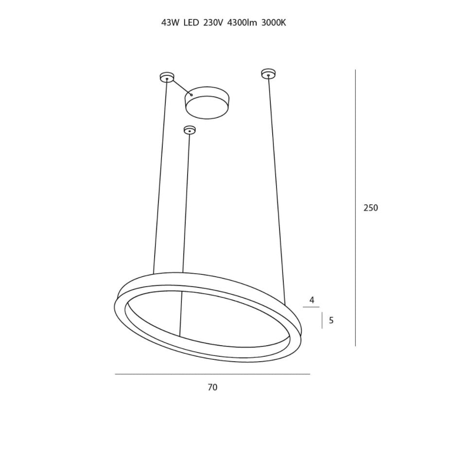 Lampă suspendată LUX