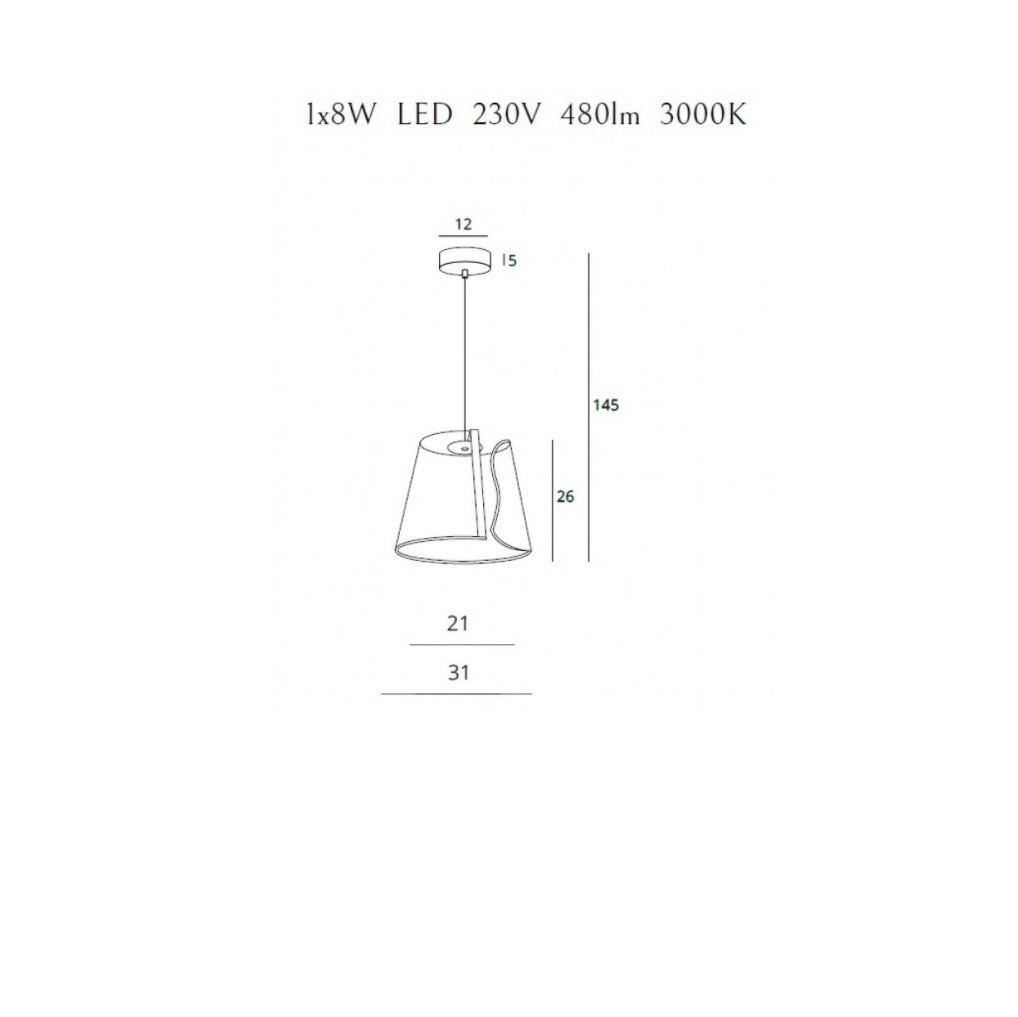 Lampă suspendată SEDI