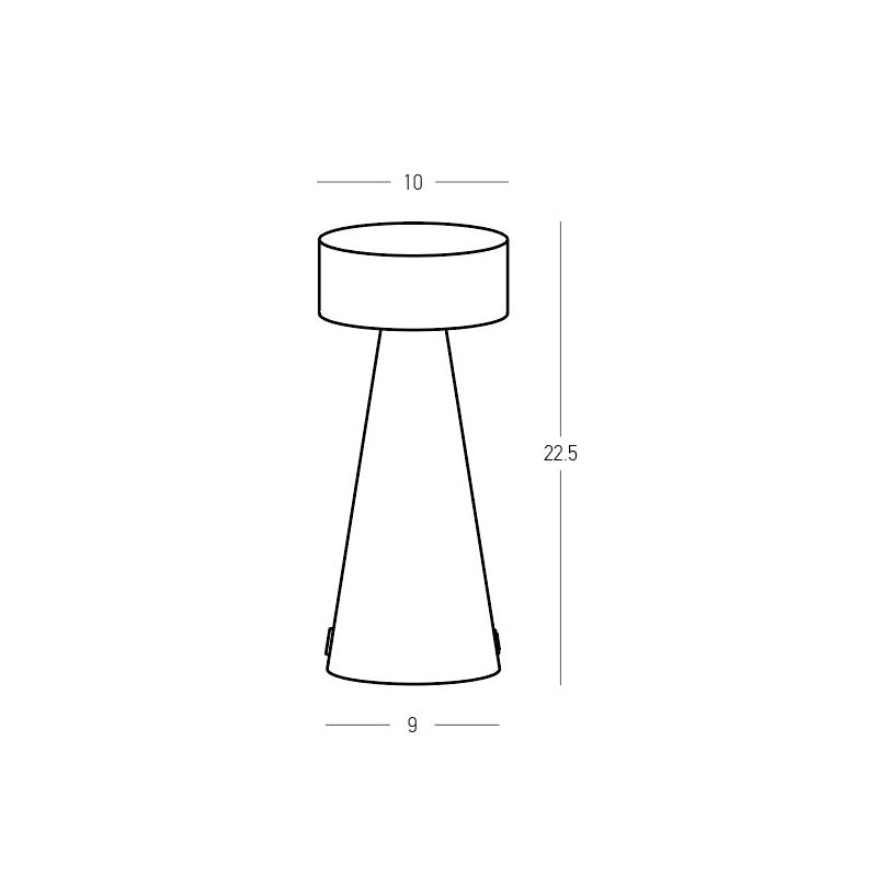Lampa de masa portabila LENVORA